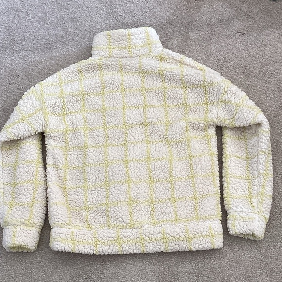 Roxy Cream and Yellow Teddy Jacket medium - Picture 6 of 6